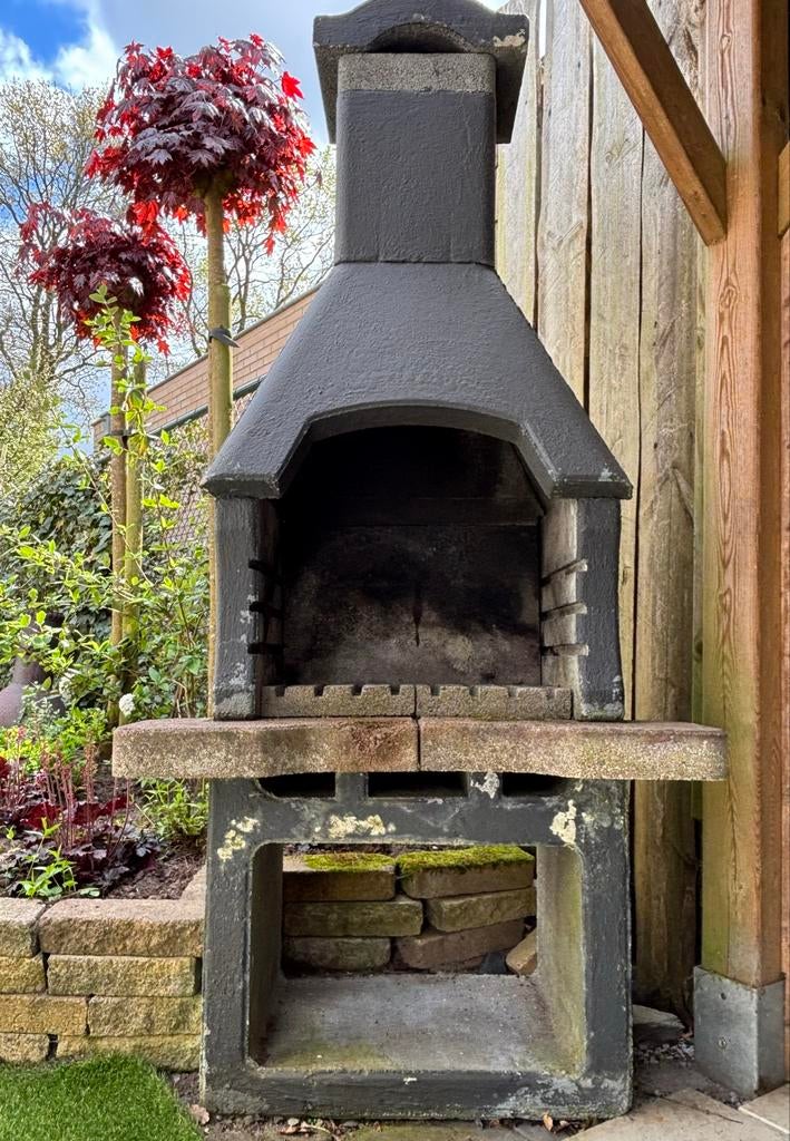 Betonnen BBQ / Tuinhaard, Tuin en Terras, Ophalen, Gebruikt