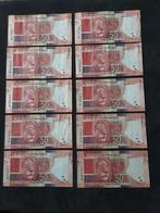 10 Keer 50 Rand Zuid-Afrika Gebruik, Verzenden, Zuid-Afrika
