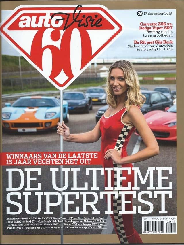 Autovisie 26 2015 : Mitsubishi EVO5 - Audi RS4 - Nissan GTR, Boeken, Ophalen of Verzenden, Gelezen, Algemeen