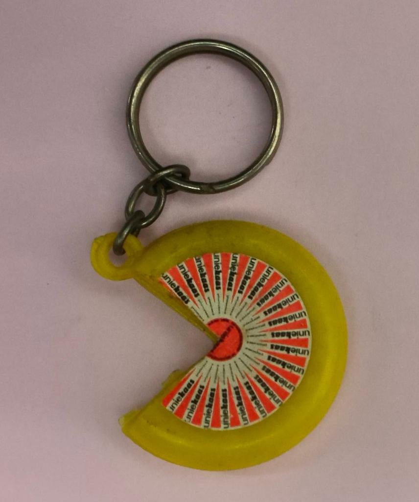 Unie kaas sleutelhanger, Ophalen of Verzenden, Zo goed als nieuw, Merk