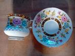 Kop en schotel queens cathay bloem motief, Antiek en Kunst, Ophalen of Verzenden