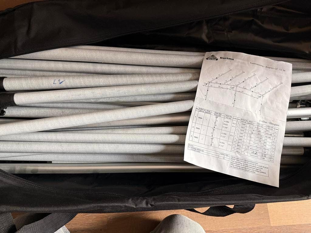 carbon voortent frame, Ophalen, Gebruikt, Dorema