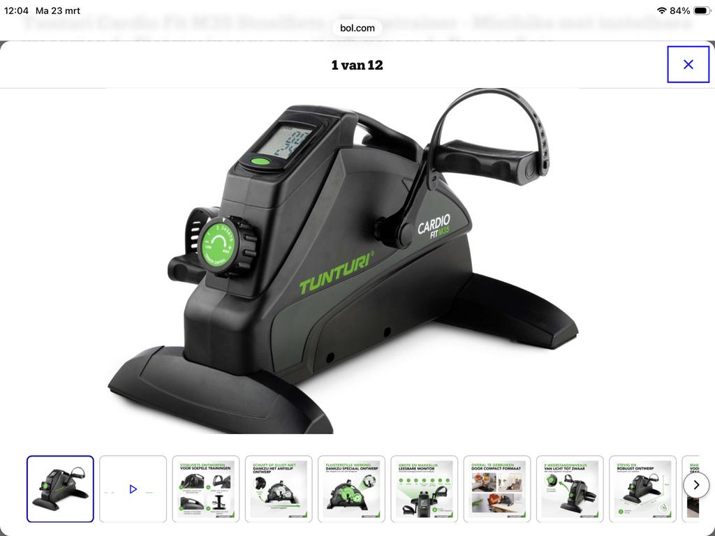 Tunturi Cardio Fit M35 Stepper, Ophalen, Kunststof, Gebruikt, Stepapparaat