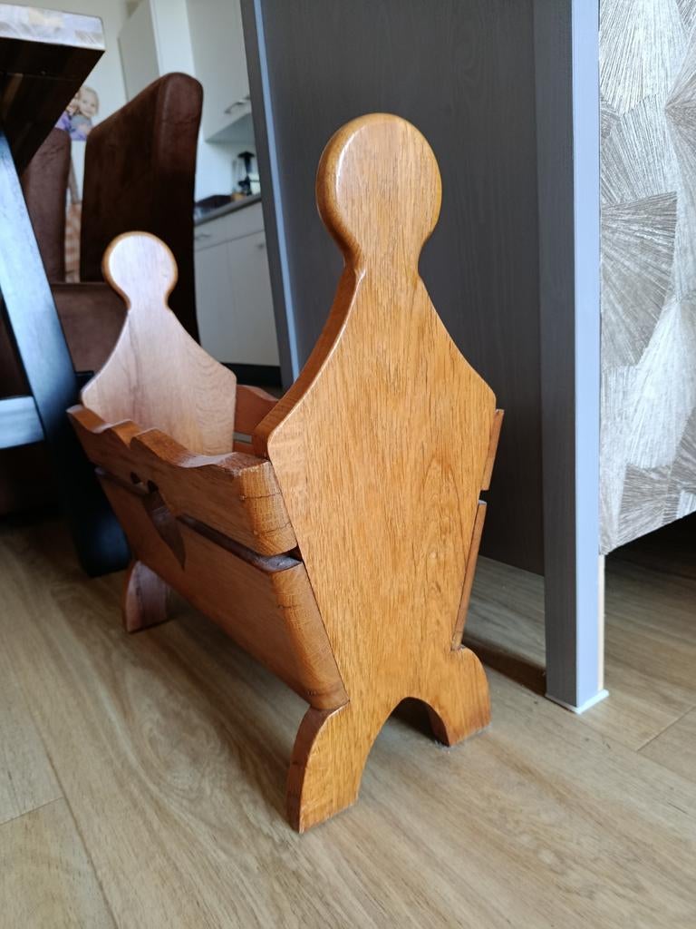 Lectuurbak krantenbak vintage, Antiek en Kunst, Antiek | Meubels | Kasten, Ophalen of Verzenden