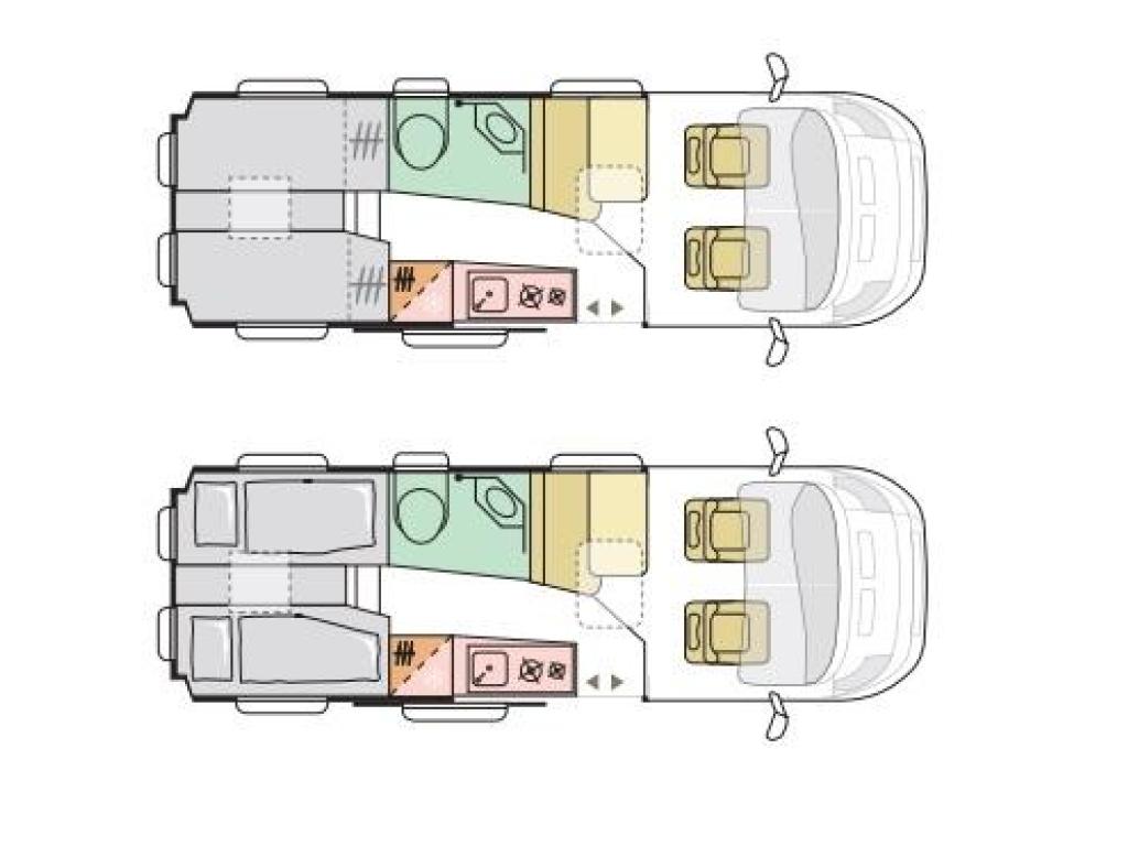 Adria Twin Supreme 640 SLB - 180 PK - Heavy Chassis, Caravans en Kamperen, Fiat, Tot en met 2, Bedrijf, Adria