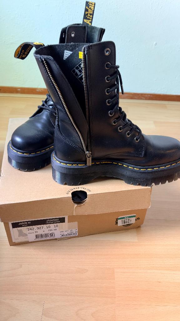 Dr. Martens JADON HI maat 39, zwart, Ophalen, Zwart, Lage of Enkellaarzen, Dr. Martens