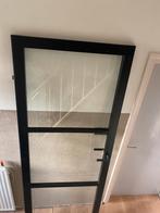 Opdek zwarte binnendeur//211cm, Doe-het-zelf en Verbouw, Deuren en Horren, Ophalen, Hout, Binnendeur, 200 tot 215 cm