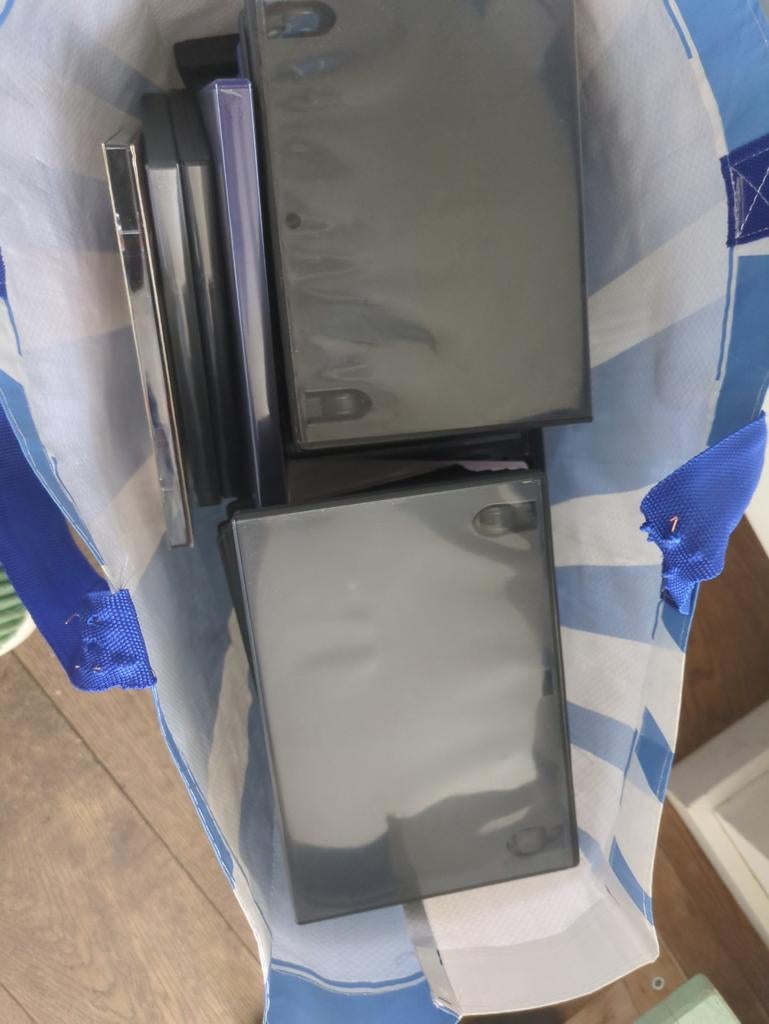 Lege dvd hoesjes, tas vol, Cd's en Dvd's, Dvd's | Overige Dvd's, Ophalen of Verzenden