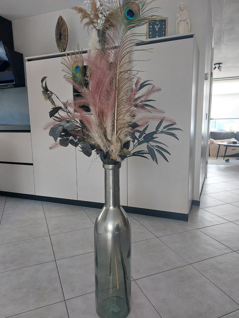 Mooie vaas met kunsttakken, Ophalen, Zo goed als nieuw