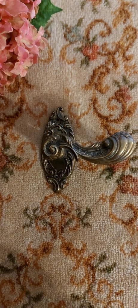 Prachtige! Antieke bronzen deurklink, Antiek en Kunst, Ophalen of Verzenden