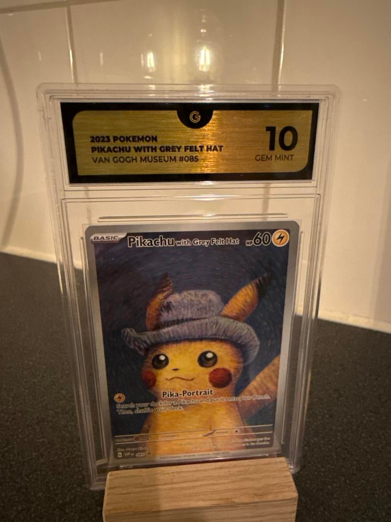 1 x GG 10 5 x GG 9 Pikachu With Grey Felt Hat - Graded, Ophalen, Nieuw, Meerdere kaarten