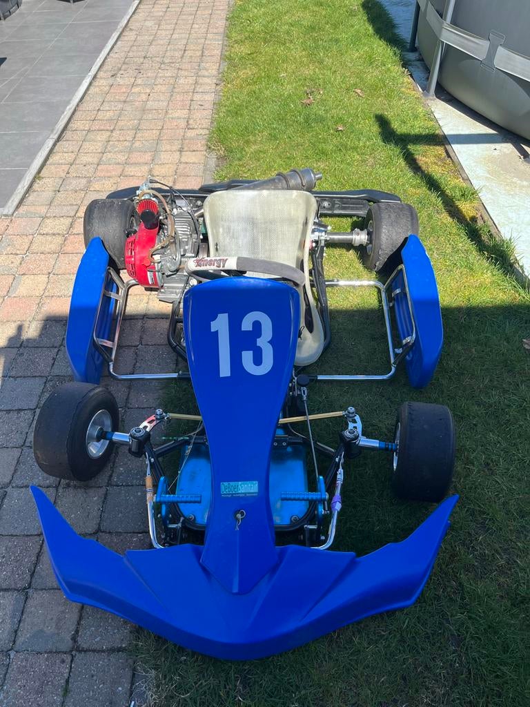 Kinderkart - Kart Blau met Nummer 13, Sport en Fitness, Karting, Ophalen, Gebruikt, Kart