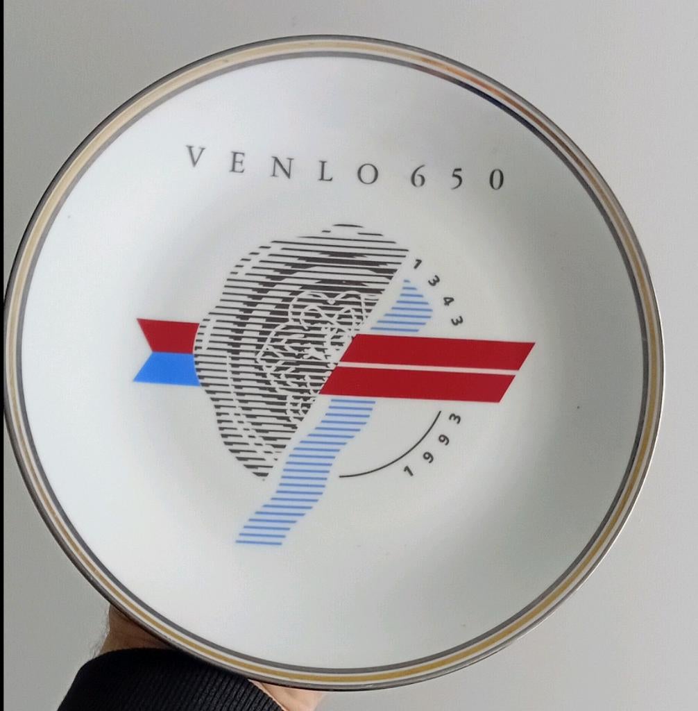 Vintage Venlo 650 Jaar Stad Wandbord Hutschenreuther Pasch, Ophalen of Verzenden