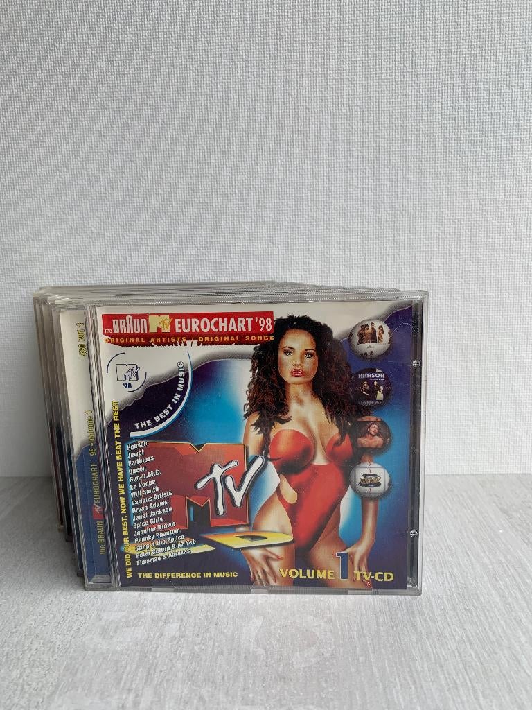 Braun Eurochart MTV cd's, Ophalen, Gebruikt