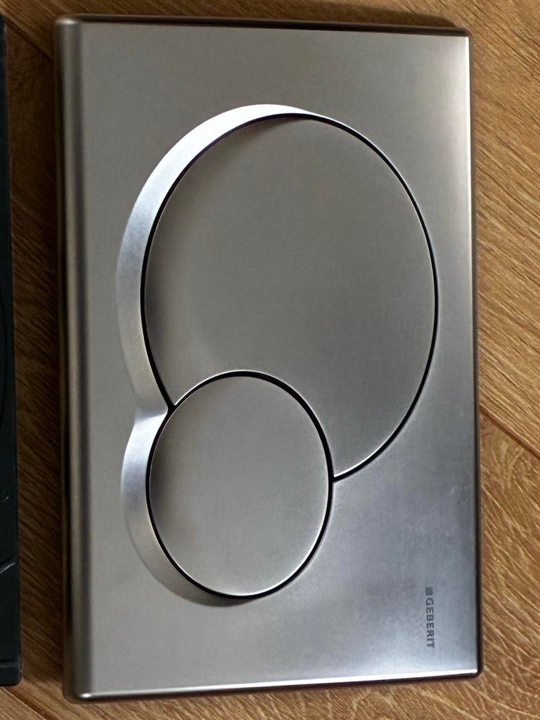 Geberit Bedieningspaneel Sigma 01 Chroom, Ophalen of Verzenden, Zo goed als nieuw, Chroom, Toilet