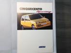 Fiat Cinquecento Sporting vouwfolder NED 1994, Ophalen of Verzenden, Nieuw, Overige merken