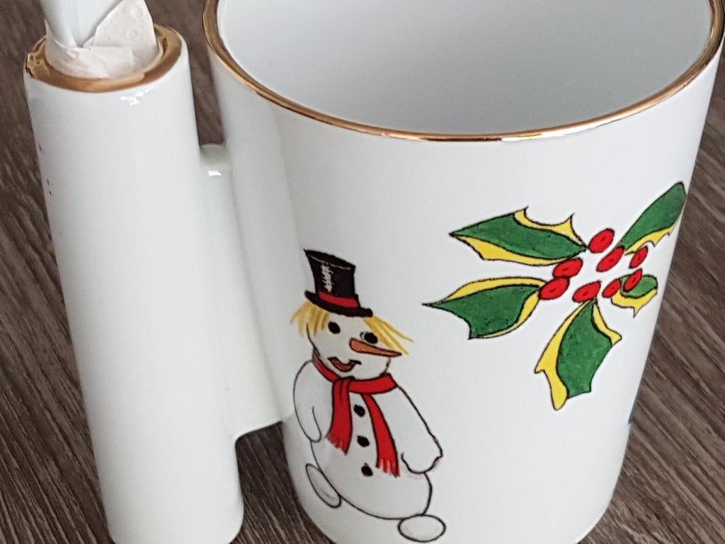 Kerstmok uit Frankrijk, Ophalen, Zo goed als nieuw, Overige stijlen, Kop(pen) en/of Schotel(s)