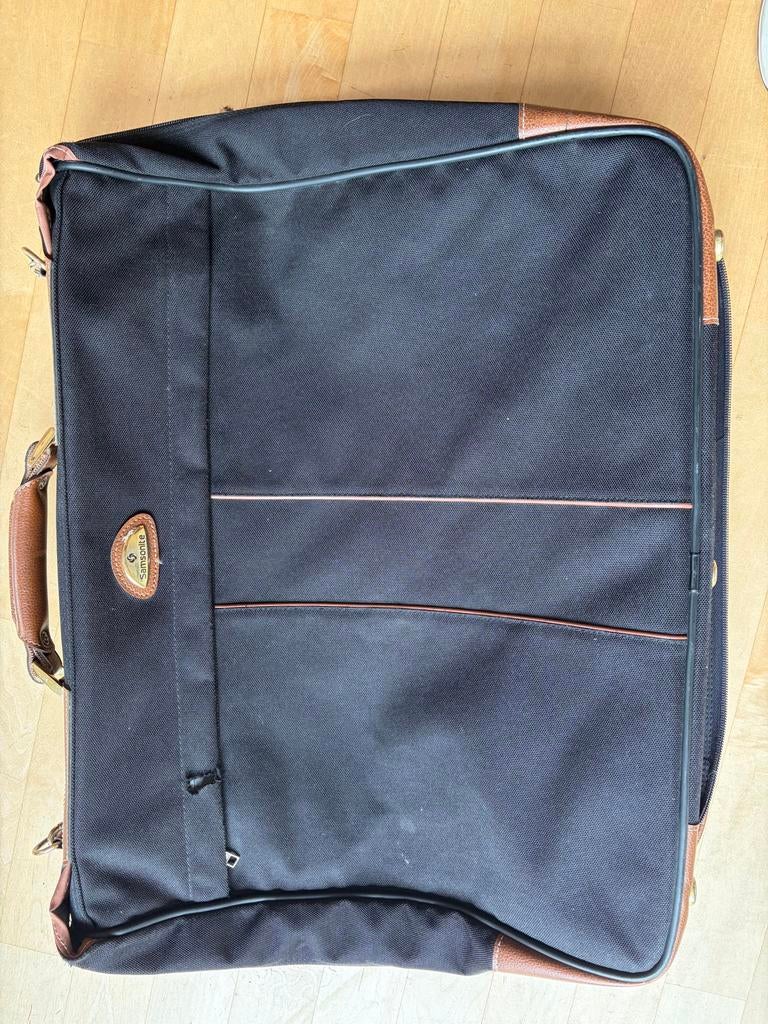 Samsonite Kledingtas - Zwart/Bruin - In goede staat, 30 cm of meer, Gebruikt, Zwart, Ophalen of Verzenden