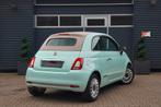 Fiat 500 C 1.2 Lounge GROOT SCHERM PDC CRUISE MINTGROEN, Voorwielaandrijving, Gebruikt, 4 cilinders, Cabriolet