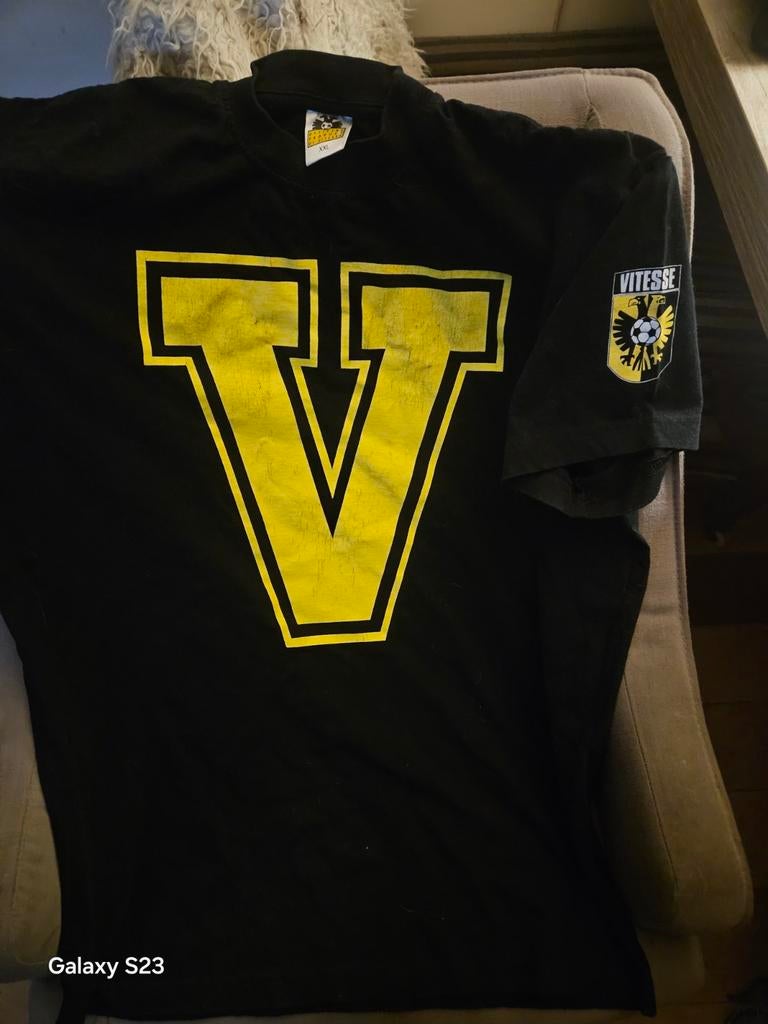 Vitesse shirt oldskool xxl, Ophalen of Verzenden, Zo goed als nieuw, Vitesse, Shirt