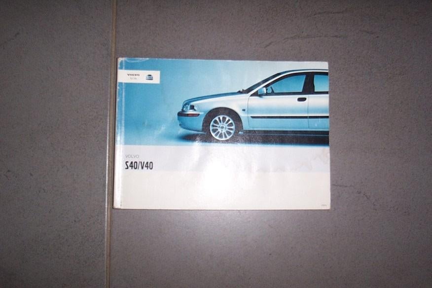 Gebruikershandleiding voor VOLVO S40/V40  mk1   1995/2004, Auto diversen, Handleidingen en Instructieboekjes, Ophalen of Verzenden