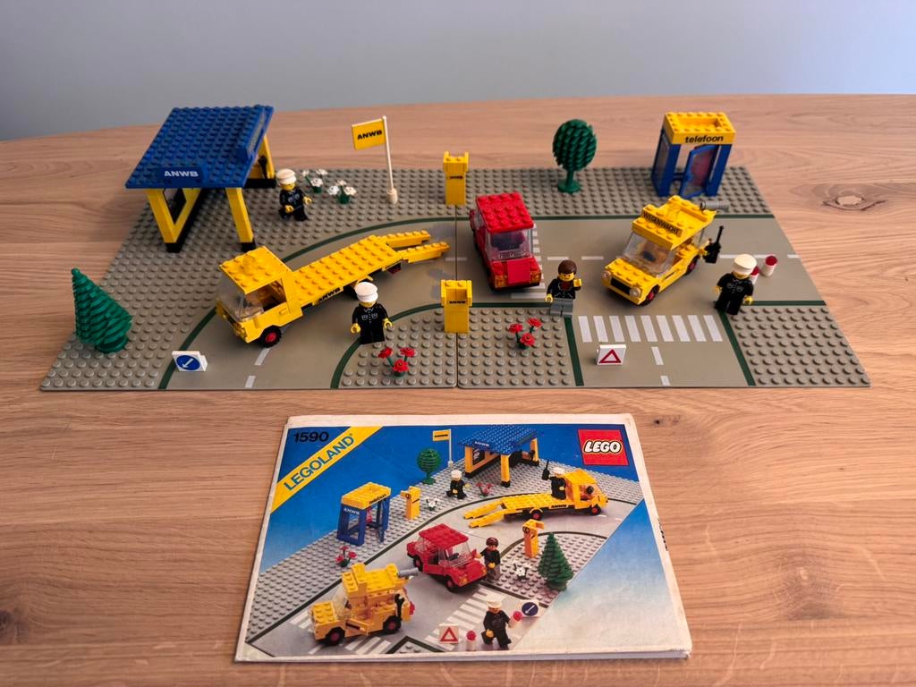 LEGO set 1590 ANWB Breakdown Assistance, Lego, Ophalen of Verzenden, Zo goed als nieuw, LEGOLAND