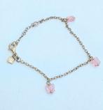 Zilveren Armband met Rose Vlinders, Verzenden, ., Zo goed als nieuw, .