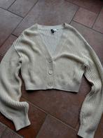 Cropped beige cardigan vest, Kleding | Dames, Truien en Vesten, Verzenden, Zo goed als nieuw, Maat 34 (XS) of kleiner, Beige