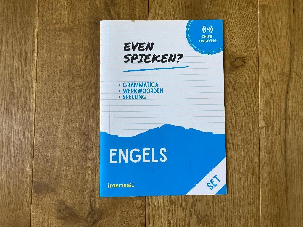 Even Spieken - Engels grammatica, spelling (set), Gelezen, Engels, Ophalen of Verzenden, Intertaal
