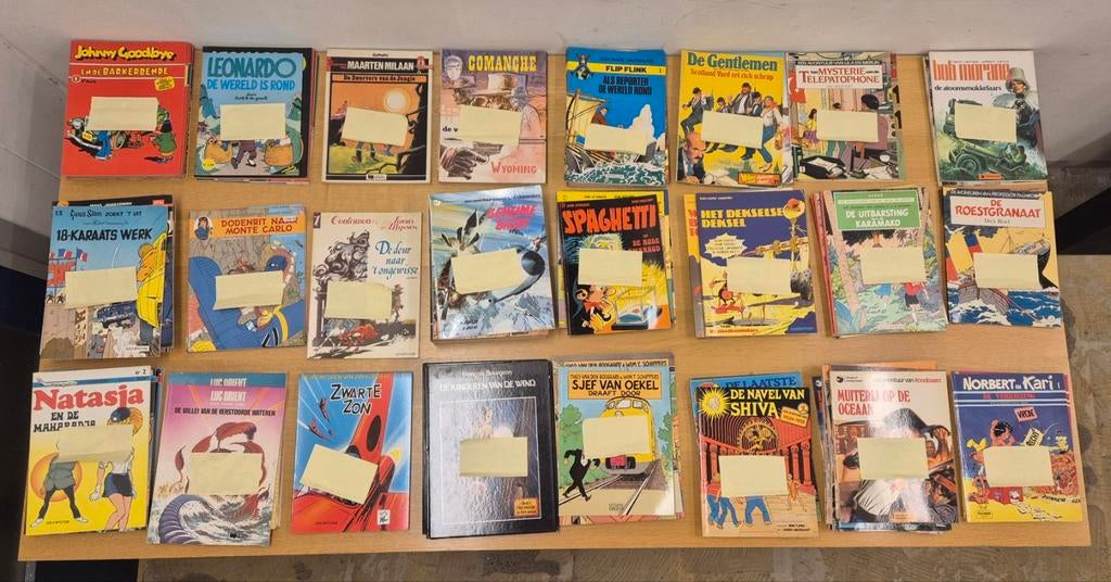 Grote stripcollectie 377 albums – 45 reeksen, Meerdere comics, Ophalen, Gelezen, Europa