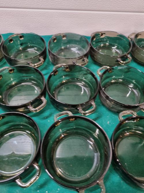 -	Soep schaaltjes Arcoroc frans bruin glas, Ophalen of Verzenden, 'T Olde Gre-j, Info@toldegrej.nl, Endepoelstraat 20f Didam