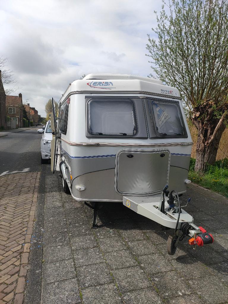 ERIBA PUCK L Touring 225GT  2006,  klaar voor gebruik!, Caravans en Kamperen, Tot en met 2, Particulier, Lengtebed, 500 - 750 kg