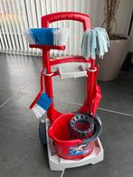 Schoonmaak set/trolley/kar Vileda/Klein - speelgoed - zgan, Ophalen of Verzenden, Zo goed als nieuw, Jongen of Meisje