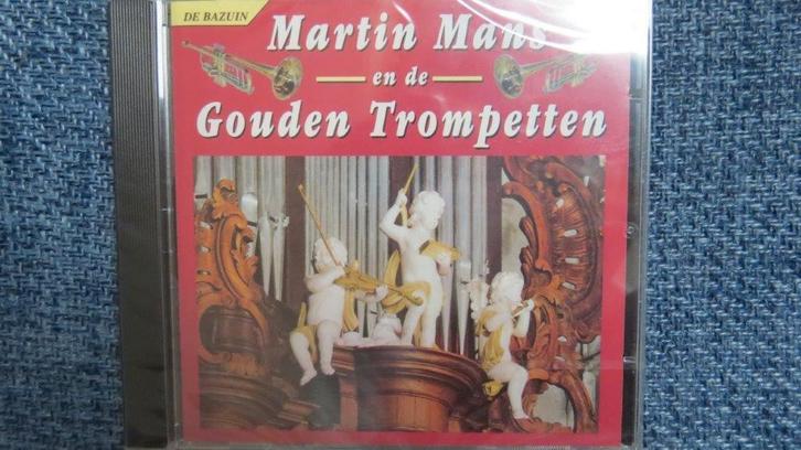 Cd orgel en trompet: Martin Mans en de Gouden Trompetten, Cd's en Dvd's, Cd's | Religie en Gospel, Zo goed als nieuw, Gospel, Ophalen of Verzenden