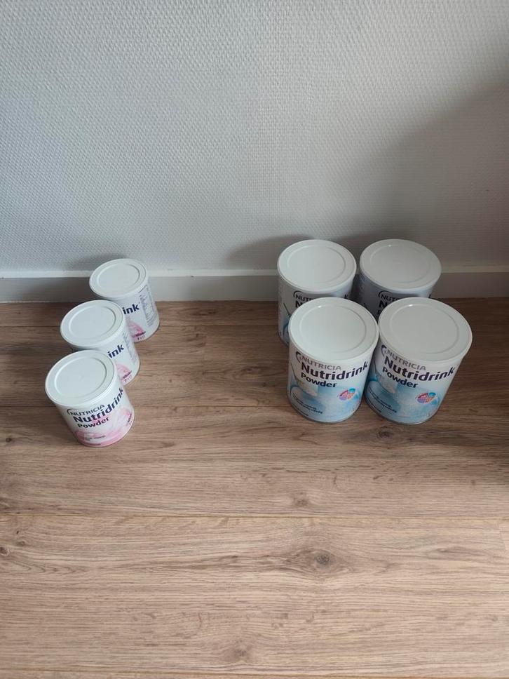 Nutridrink poeder powder neutraal en aardbei drinkvoeding, Diversen, Levensmiddelen, Ophalen