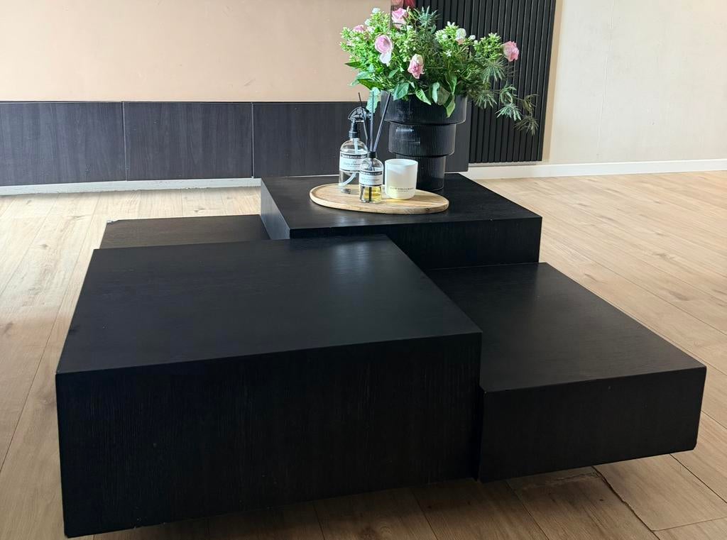 Richmond Interiors Tetrad salontafel, Ophalen, 100 tot 150 cm, Zo goed als nieuw, Minder dan 50 cm