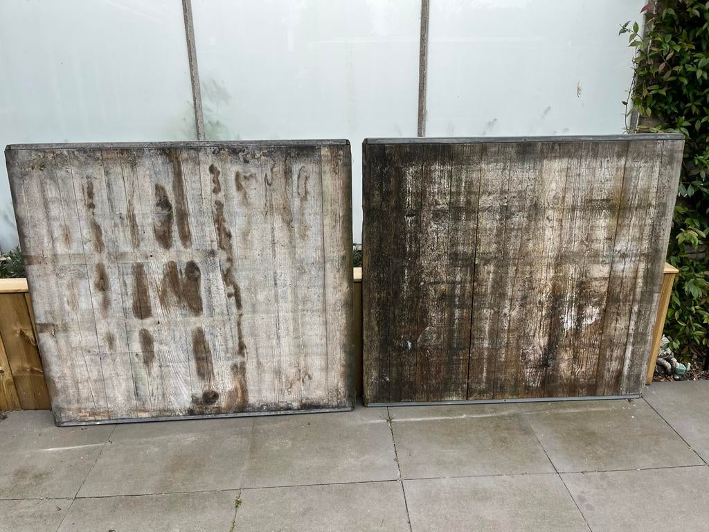 GRATIS Steenschotten 130x120x5 cm, 2 stuks, Ophalen, Gebruikt, Overige typen, 50 mm of meer