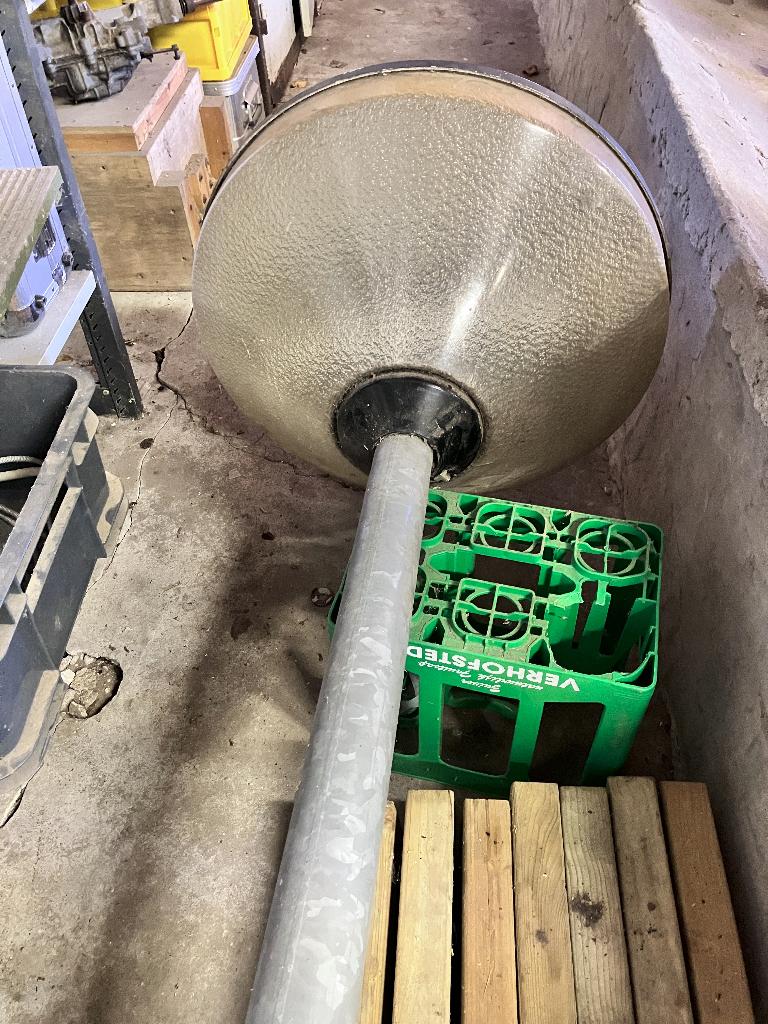 Lantarenpaal met sensor, Ophalen, Gebruikt, Licht-donker-sensor, Staande lamp