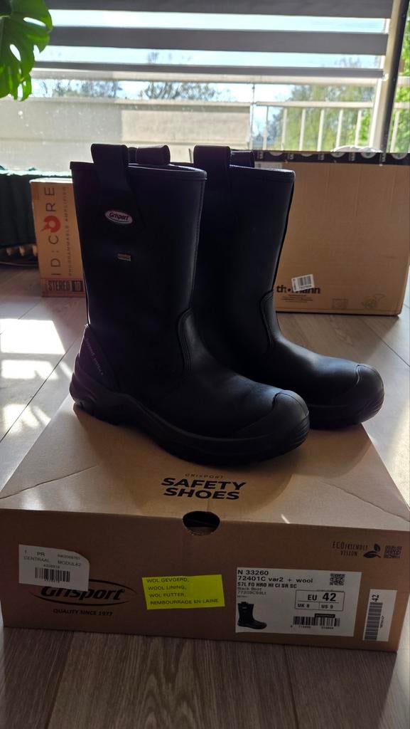 Grisport Werklaarzen/Werkschoenen - Maat 42, Doe-het-zelf en Verbouw, Veiligheidskleding, Ophalen of Verzenden, Nieuw