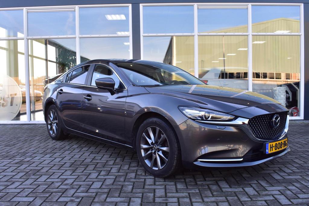 Mazda 6 2.0 SkyActiv-G 165 Comfort|Automaat|Lederen interieu, Auto's, Mazda, 1998 cc, Gebruikt, 4 cilinders, Adaptive Cruise Control