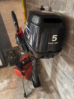 5pk 4-takt buitenboordmotor met benzinetank - Loopt goed, Watersport en Boten, Ophalen of Verzenden, Gebruikt