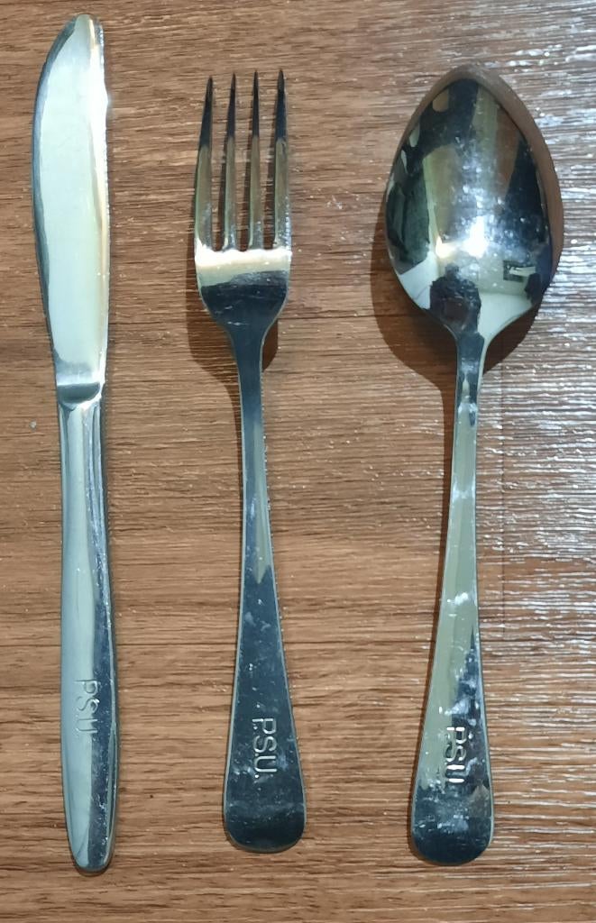 Bestek set oud KL PSU origineel leger, Ophalen of Verzenden, Landmacht, Nederland, Overige typen