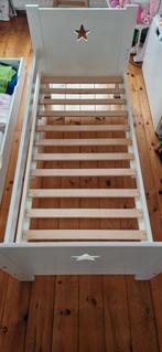 Peuterbed Petit Amelie 160x70 met onderschuiflade, Ophalen, Gebruikt, 70 tot 85 cm, Lattenbodem
