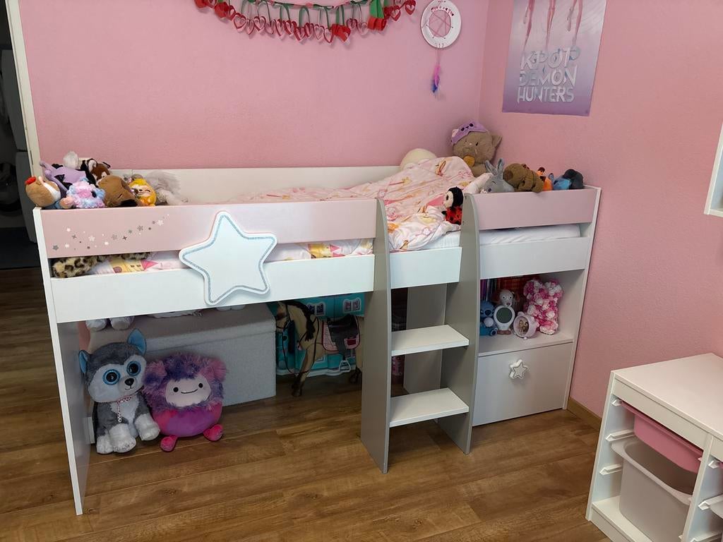 Halfhoogslaper voor kinder- of tienerkamer, Ophalen, Gebruikt, Halfhoogslaper