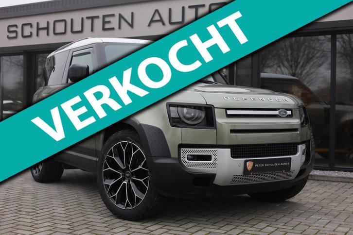 Land Rover Defender 90 P300 | Luchtvering | Navi | 360 Cam., Auto's, Land Rover, Bedrijf, Te koop, 360° camera, 4x4, ABS, Airbags