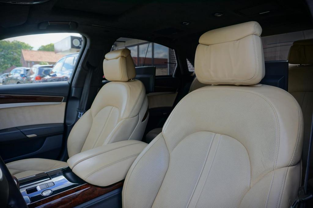 Audi A8 6.3 W12 Quattro Lang Uniek!|Televisie|Koelkast|Compl, Automaat, 6299 cc, Gebruikt, Beige