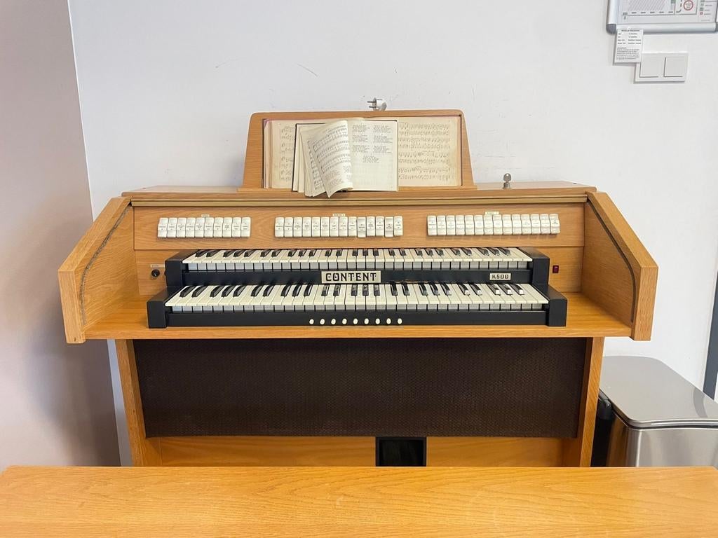 Content AS06 Orgel met 2 klavieren, Muziek en Instrumenten, Orgels, Ophalen, Gebruikt, 2 klavieren, Orgel