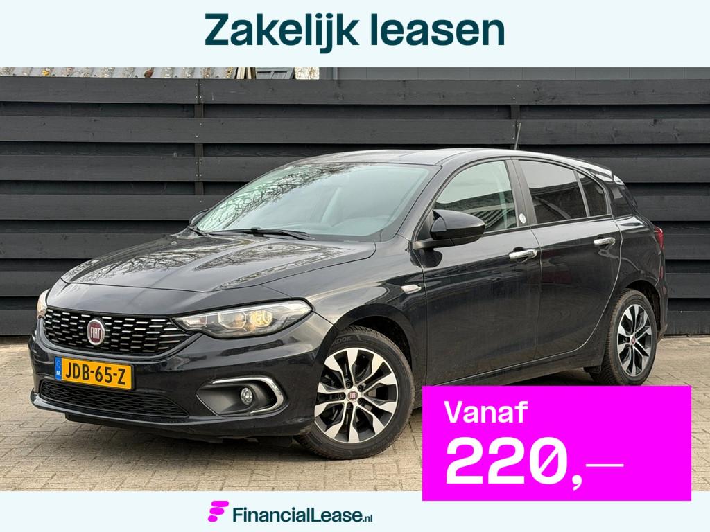 Fiat Tipo 1.4 Street Camera I Navigatie I Cruise I DAB, Voorwielaandrijving, Stof, Gebruikt, Zwart