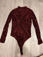 Bordeaux rode mesh body top, Nieuw, Ophalen of Verzenden, Lange mouw, Maat 36 (S)