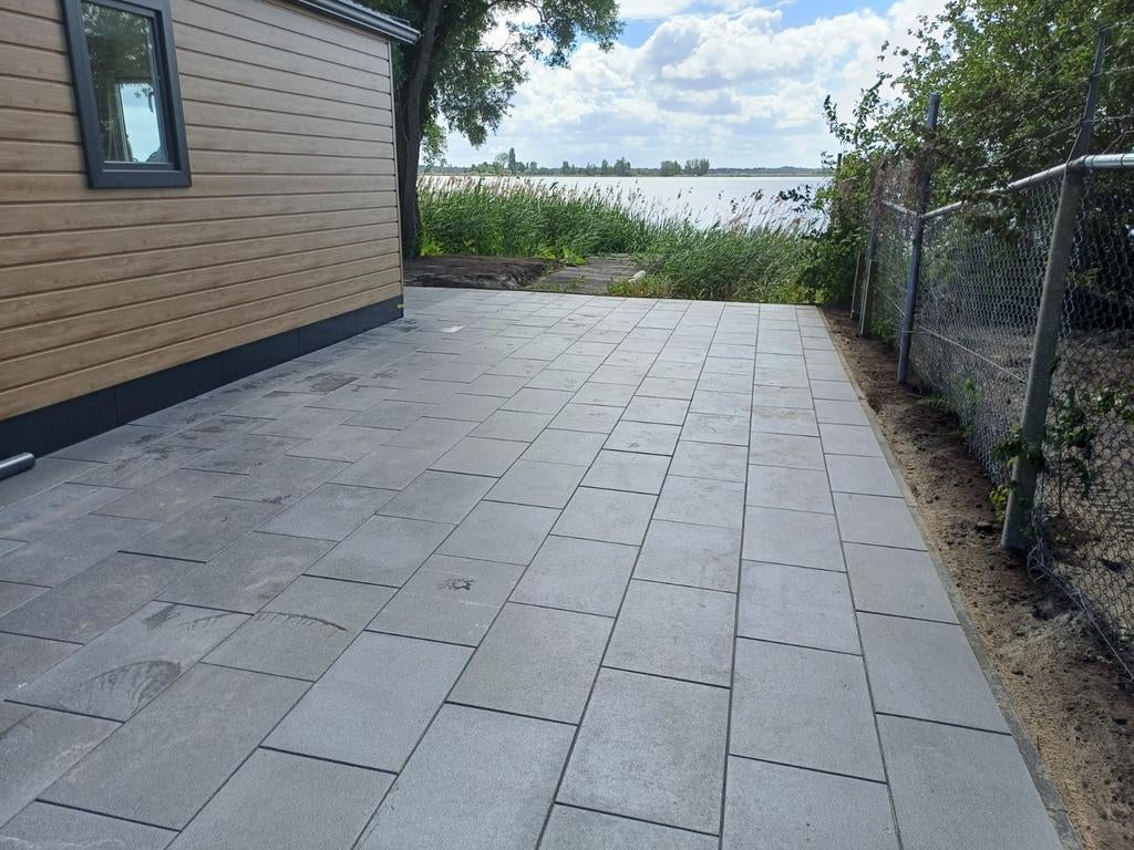terrastegels 40x60 antraciet gecoat, Doe-het-zelf en Verbouw, Tegels, 40 tot 60 cm, Overige typen, Nieuw, Ophalen of Verzenden